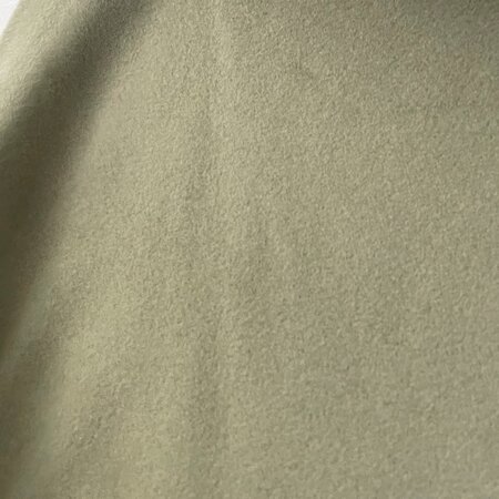 COUPON 140 CM Fabrilogy - Sage Katoen Fleece GOTS