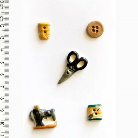 Sewing set knopen - 11-30 mm - handmade