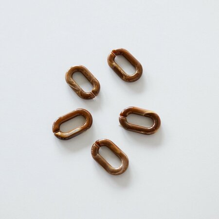 LINK LINK Marble Chain Brown