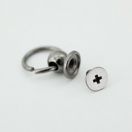 LINK LINK Tools Ring & Swivels Black Silver