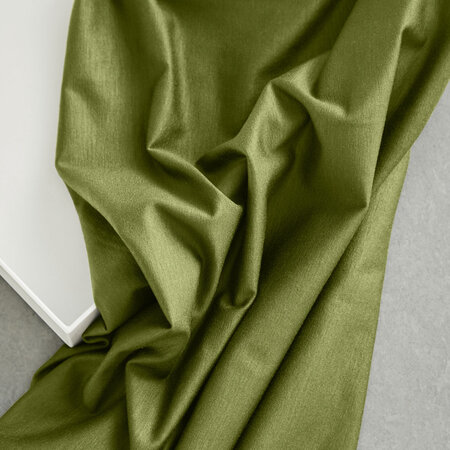 meetMilk - Stretch Jersey - Tea Green met TENCELâ„¢ Lyocell  vezels