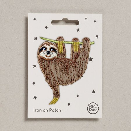 Petra Boase - Iron on Patch - Sloth 