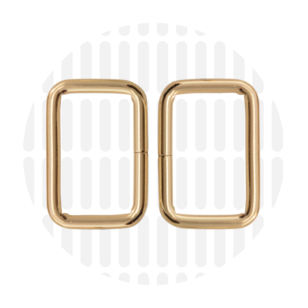 Zipperzoo Metalen Passant Gold 32mm 