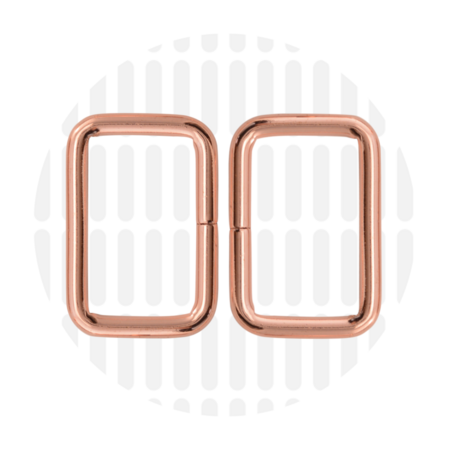 Zipperzoo Metalen Passant Rose Gold 32mm 