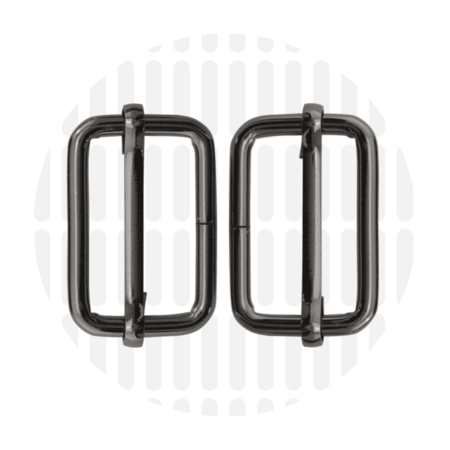 Zipperzoo Schuifgesp 32mm Gunmetal 