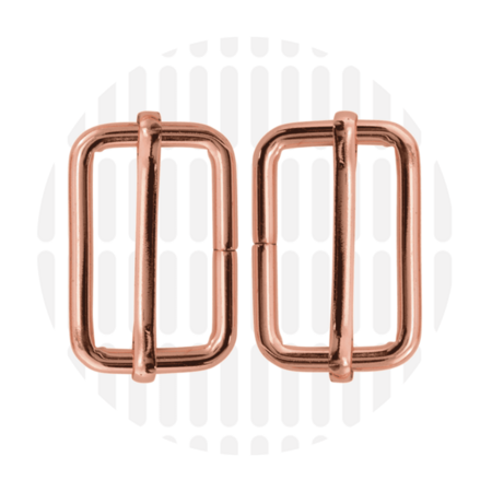 Zipperzoo Schuifgesp 32mm Rose Gold 