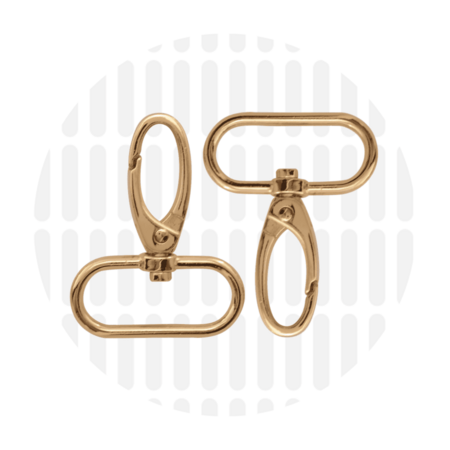 Zipperzoo Musketonhaak 32mm Gold 