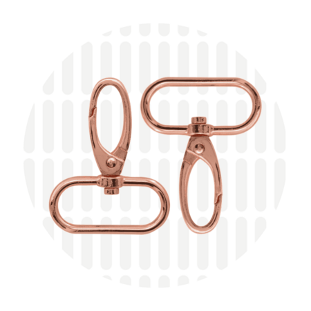 Zipperzoo Musketonhaak 32mm Rose Gold 