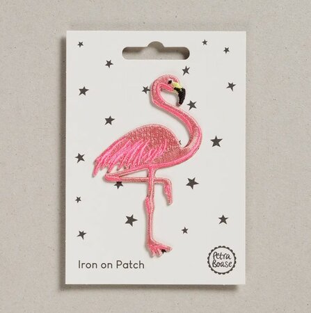 Petra Boase - Iron on Patch - Flamingo
