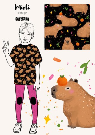 Mieli Design - Capybara JERSEY (organic)