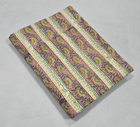 Paisley Stripe - Indiase Blokprint Katoen
