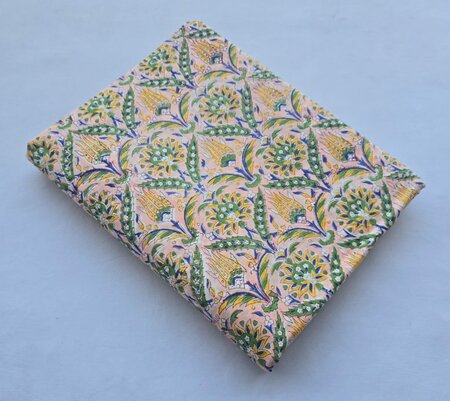 Lily of the Valley - Indiase Blokprint Katoen