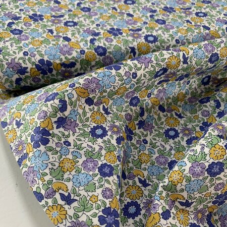 Liberty London - Palace Petal yellow/blue KATOEN