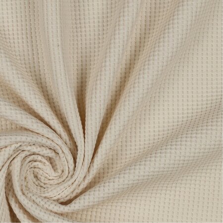 COUPON 70CM Verhees - Natural - KNITTED WAFFLE GOTS