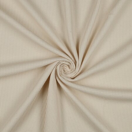 COUPON 70CM Verhees - Natural - KNITTED WAFFLE GOTS