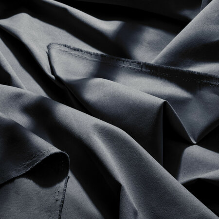 COUPON 70cm Atelier Brunette GABARDINE LIGHT Deep Charcoal