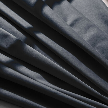 COUPON 70cm Atelier Brunette GABARDINE LIGHT Deep Charcoal