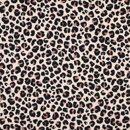 COUPON 65CM Verhees - Digital Leopard - FRENCH TERRY