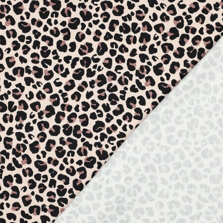 COUPON 65CM Verhees - Digital Leopard - FRENCH TERRY