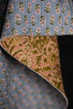 Merchant & Mills - Marciel Pinks/ Phoebe Blues Quilt Indian Cotton