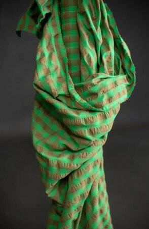 Merchant & Mills - Mojito Organic Seersucker Gingham Cotton