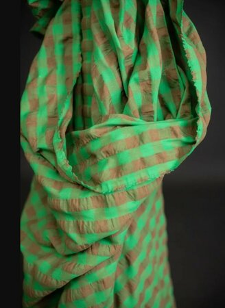 Merchant & Mills - Mojito Organic Seersucker Gingham Cotton