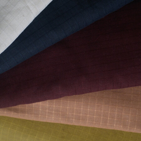 Atelier Brunette - Little Tile Pecan Pie VISCOSE LINNEN