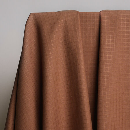 Atelier Brunette - Little Tile Pecan Pie VISCOSE LINNEN