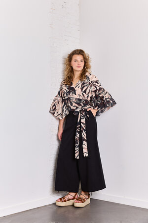 Atelier Jupe - Zwart Tropisch COTTON OEKO-TEX