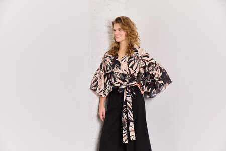 Atelier Jupe - Zwart Tropisch COTTON OEKO-TEX