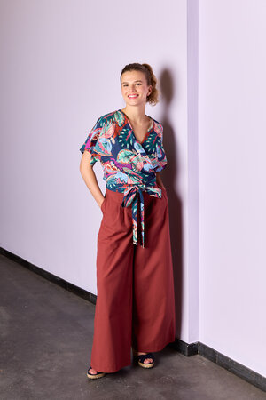 Atelier Jupe - Kleurrijke Bladeren COTTON OEKO-TEX