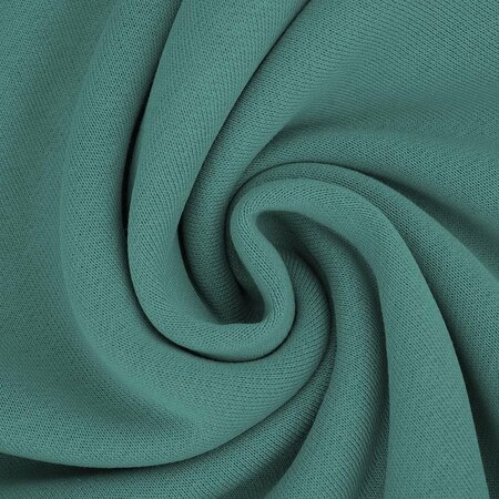 COUPON 130 CM Stoffonkel - Dusty Green SWEAT GOTS