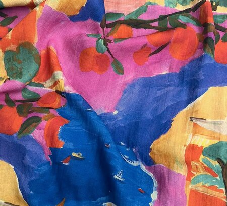 COUPON 160CM Cousette - Capri CREPE VISCOSE