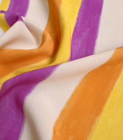 COUPON 175 CM Cousette - Sun stripes VISCOSE ECOVERO