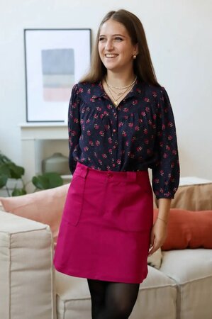 Lise Tailor - Fuchsia Pink - GABARDINE STRETCH