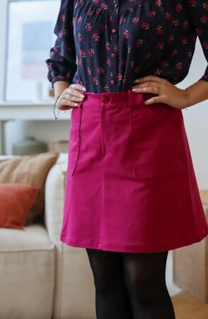 Lise Tailor - Fuchsia Pink - GABARDINE STRETCH