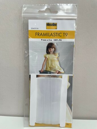 Vlieseline Framilastic 9mm transparant - 5 meter