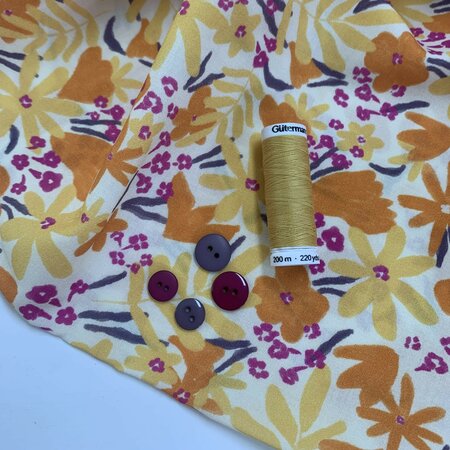 Cousette - Sunflowers VISCOSE ECOVERO