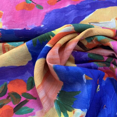 COUPON 160CM Cousette - Capri CREPE VISCOSE