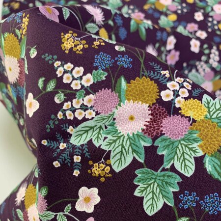 Rifle paper - Dahlia in Aubergine KATOEN