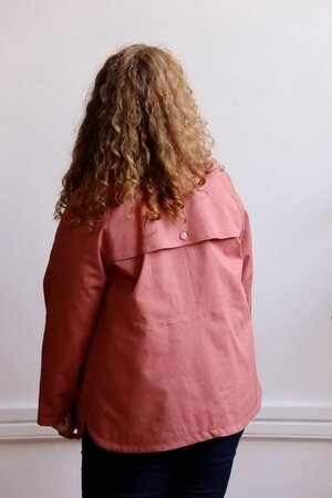 COUPON 110 CM Lise Tailor - Oudroze - GABARDINE STRETCH