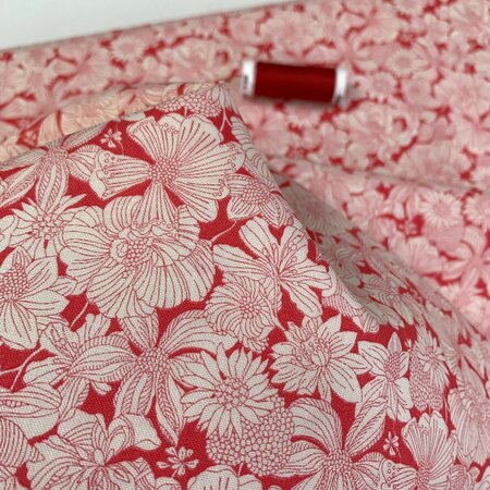 Liberty London - Gabriela bloom Coral Quilt KATOEN