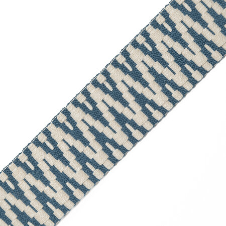Tassenband Aztec Ecru - Raf blue 40mm