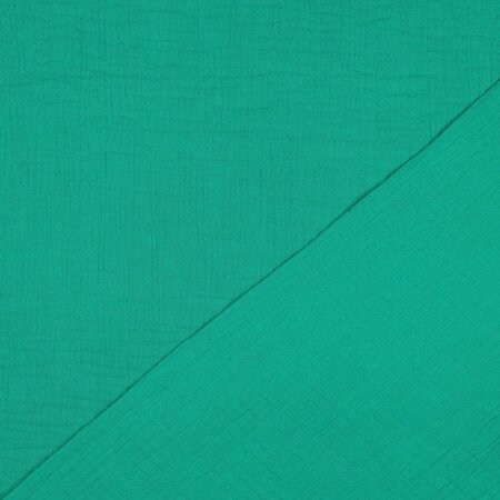 Verhees GOTS - Green - Double Gauze/hydrofiel