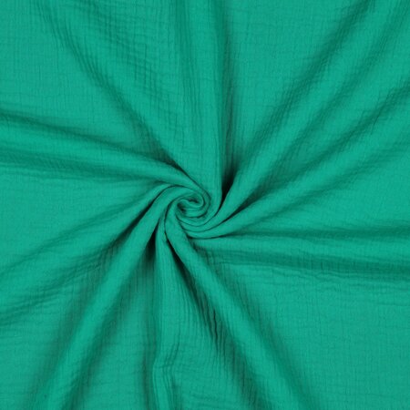 Verhees GOTS - Green - Double Gauze/hydrofiel