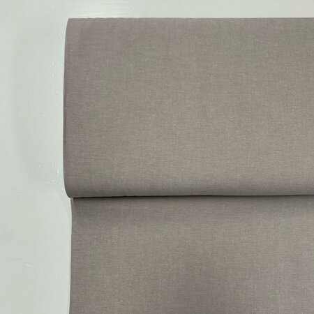 COUPON 100cm Verhees - Yarn Dyed Sand - POPLIN KATOEN