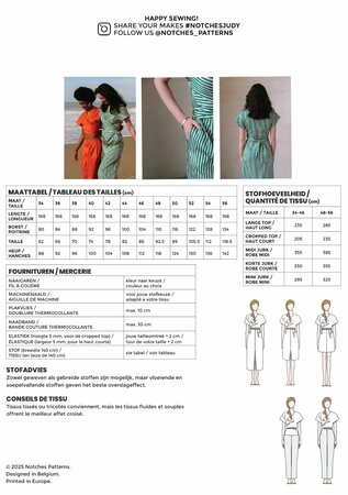 Notches - Judy top en jurk