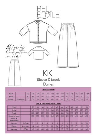 Bel'Etoile - Kiki Blouse & Broek Dames