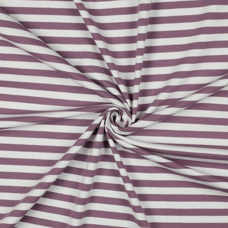 Verhees - Yarn Dyed Stripes PURPLE - Jersey
