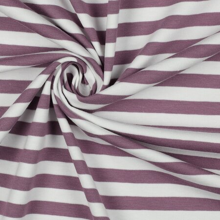 Verhees - Yarn Dyed Stripes PURPLE - Jersey